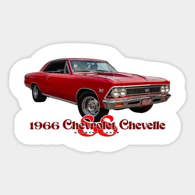 1966 Chevrolet Chevelle SS Hardtop Coupe Sticker by Gestalt Imagery